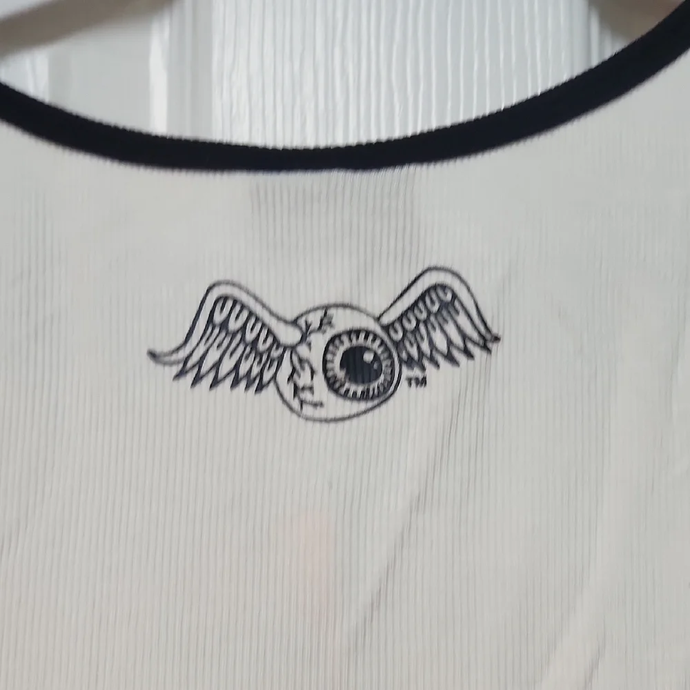 Von Dutch White Tank with Black Trim - Picture 7 of 9